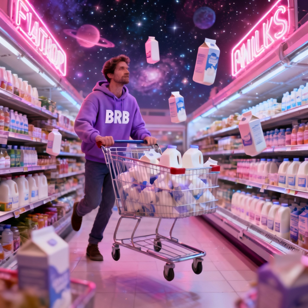 Neon grocery
